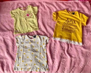 18 mois lot de 3 T-shirt été