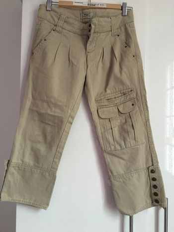 Pantalon 3/4 beige