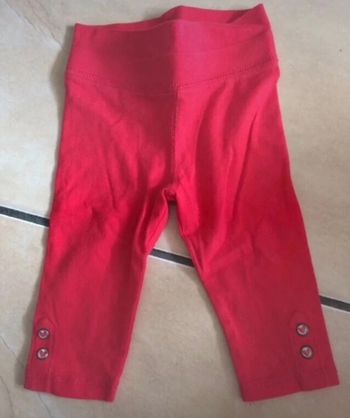Legging, rouge, 6 mois, Orchestra