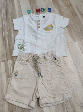 Ensemble short et tee-shirt