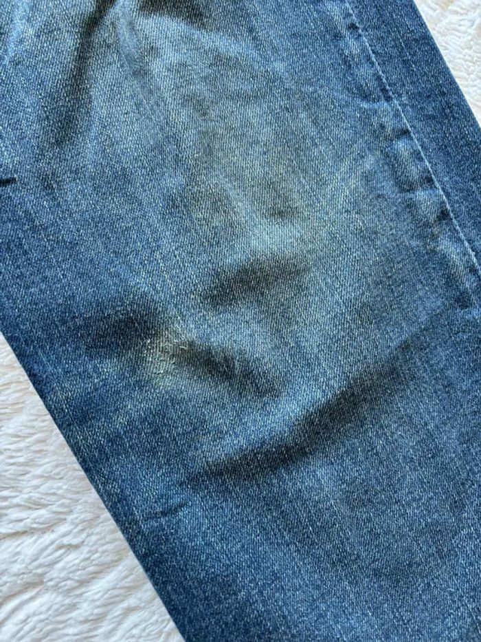 Jean Levi’s homme 502 slim Taper fuselé W33 L30 (42‑44 FR / L) Bleu foncé délavé État très bon - photo numéro 6