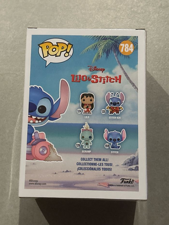 Funko Pop Stitch On Tricycle 784 - photo numéro 3