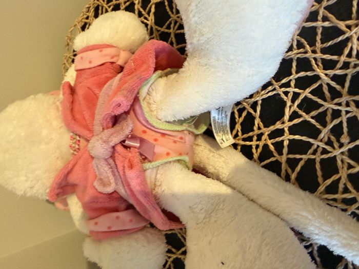 Souris en peluche Diddl Diddlina en robe de chambre - photo numéro 3