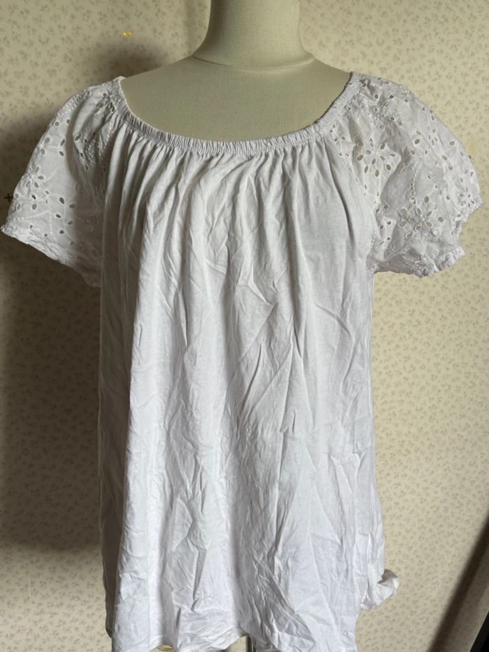 Blouse manche courte taille unique made in italy - photo numéro 2