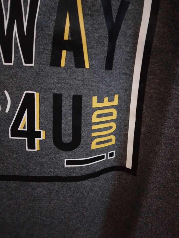 T-shirt gris chiné foncé T.12 ans - photo numéro 12