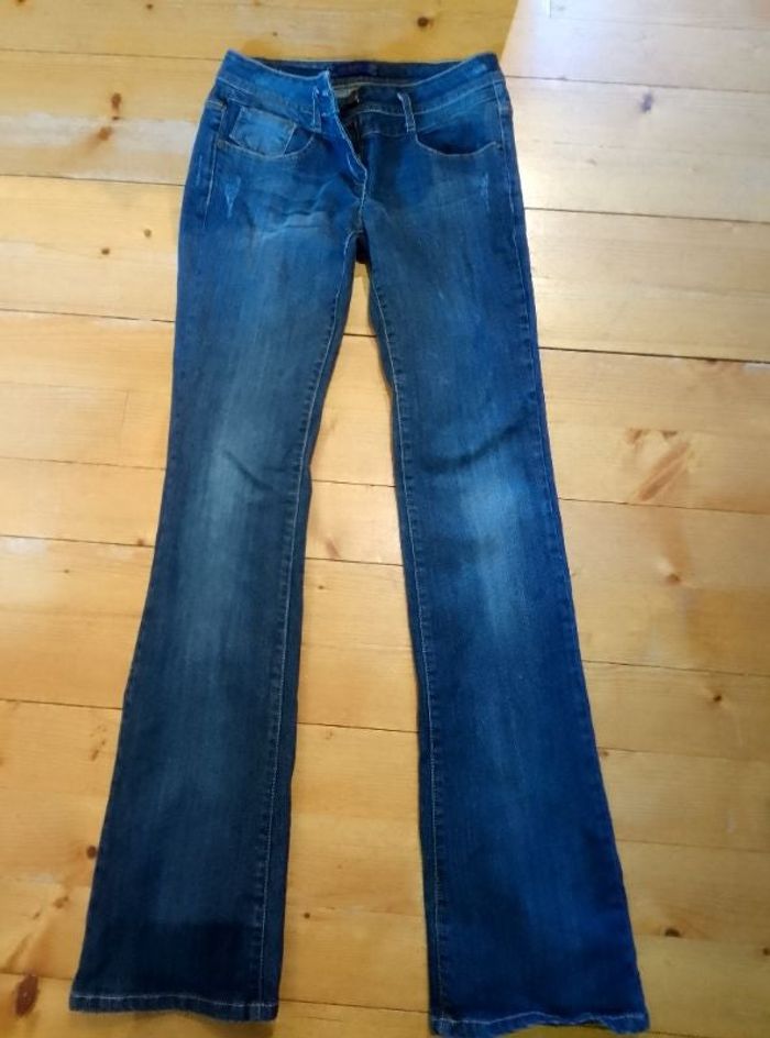 Jean bootcut taille basse