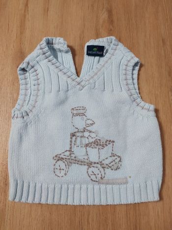 Pull sans manche sergent major 3 mois