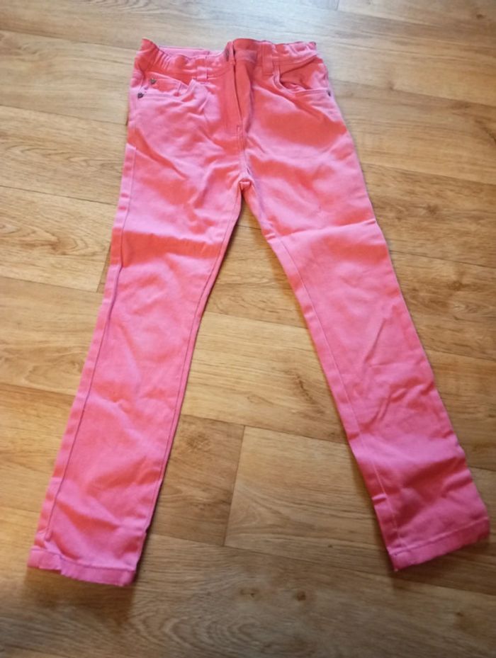 Jean rose fille 6ans