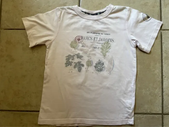 TEE shirt rose pale Sergent Major 8 ans
