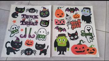 Autocollant fenêtre halloween