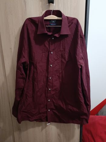 Chemise Bexleys bordeaux