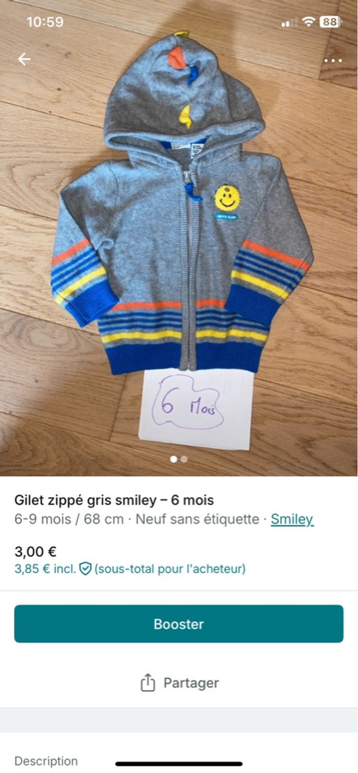 🧸 Lot hiver 6 mois 36 pièces - photo numéro 6