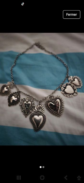 Collier coeur d acier