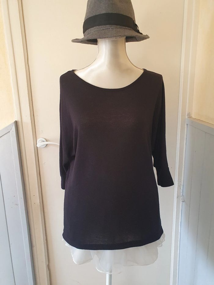 🌸Tee-shirt manche longue moitié taille M