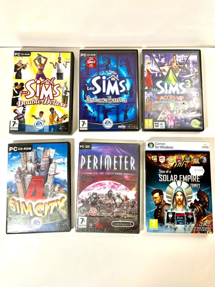 Lot Jeux PC et extensions Retro Gaming