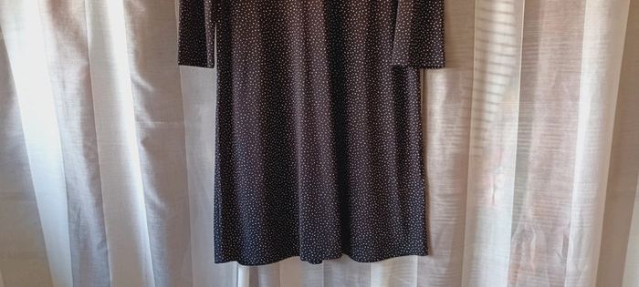 Robe femme noire à petits pois blanc Cache Cache taille M - photo numéro 4