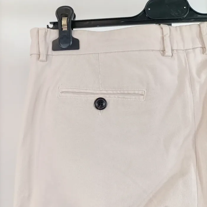 Pantalon beige Essentiel Antwerp - Taille 34 - Coupe droite élégante A589 - photo numéro 9