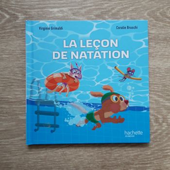 Livre pour enfants la leçon de natation