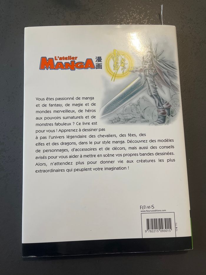 Livre l’atelier manga fantasy - photo numéro 2