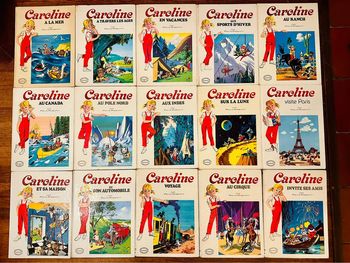 Lot de 15 Grands livres albums anciens Caroline Hachette Pierre Probst