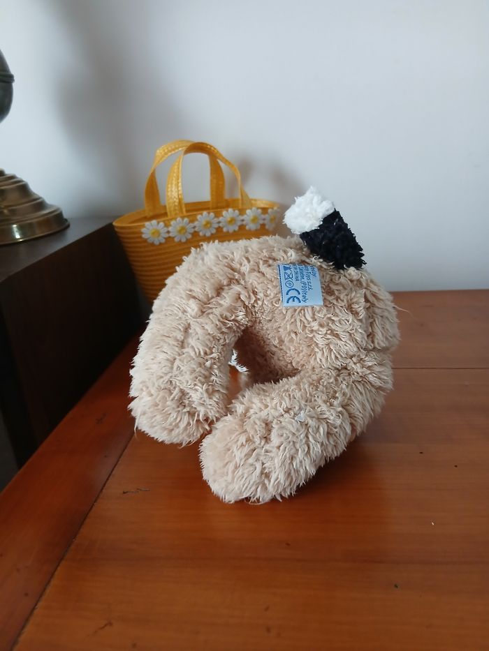 Doudou-Peluche Bébé Raton laveur *19 cm (assis) - photo numéro 8