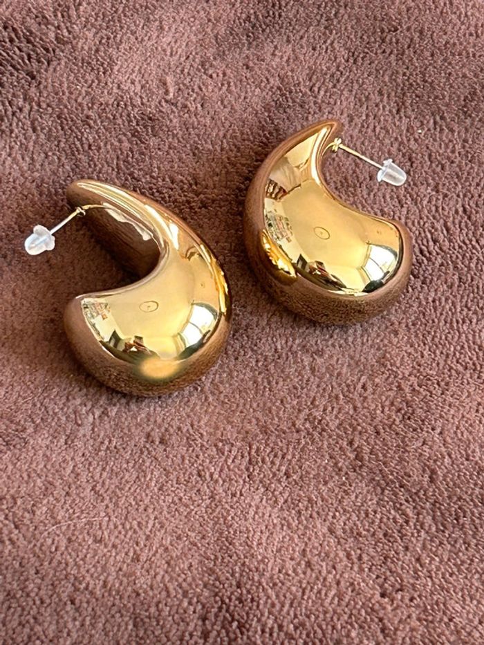 Boucles d’oreilles fantaisie goutte
