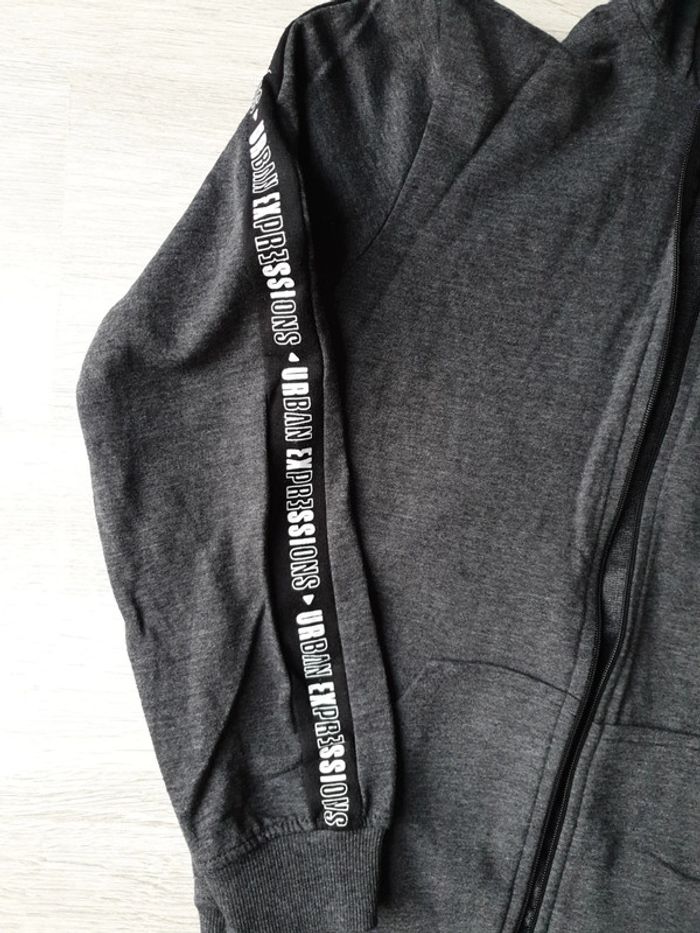 Sweat shirt gilet 14 ans garçon - photo numéro 6