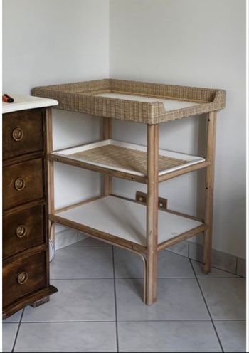 Table à langer Oceania neige Théo 