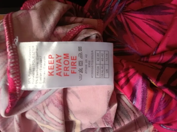 Pantalon léger rose motif - photo numéro 5