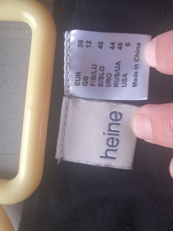 Pull noir avec transparence Taille 40 Heine - photo numéro 8