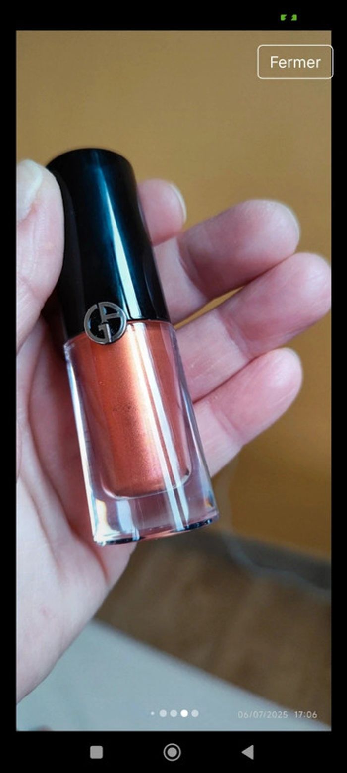 Giorgio Armani Eye Tint Chrome Fard à Paupières liquide Teinte 54 Sienna
Neuf Emballé - photo numéro 8
