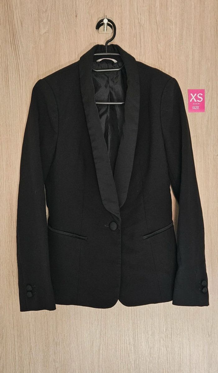 Veste de tailleur noire femme XS