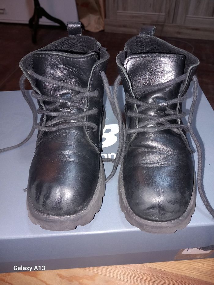 Bottines à lacets et zip Zara Kids - Taille 27 - photo numéro 2