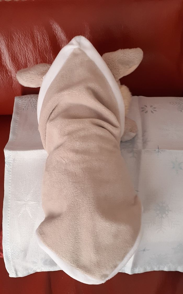 Peluche-doudou "Panpan le lapin" avec mouchoir imprimé - photo numéro 10