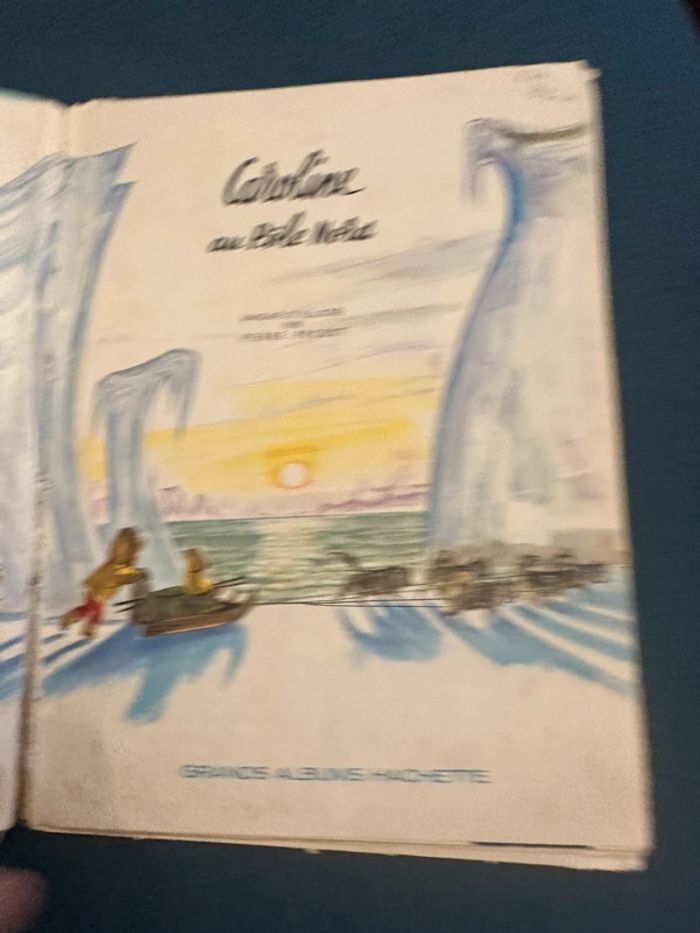1968 Livre ancien Caroline au Pôle Nord Pierre Probst Grands albums Hachette bd - photo numéro 3