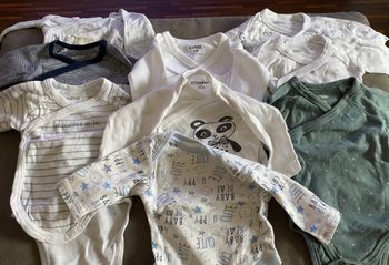 Lot 9 bodies manche longue 1 mois