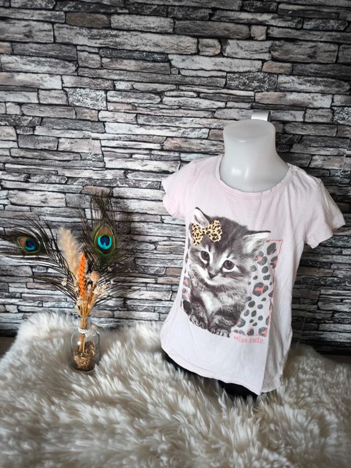 🩷 Joli t-shirt Chaton Dopodopo en 7-8 ans 🩷