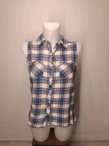 Chemise sans manche Girl Krazy Femme Taille M Carreaux