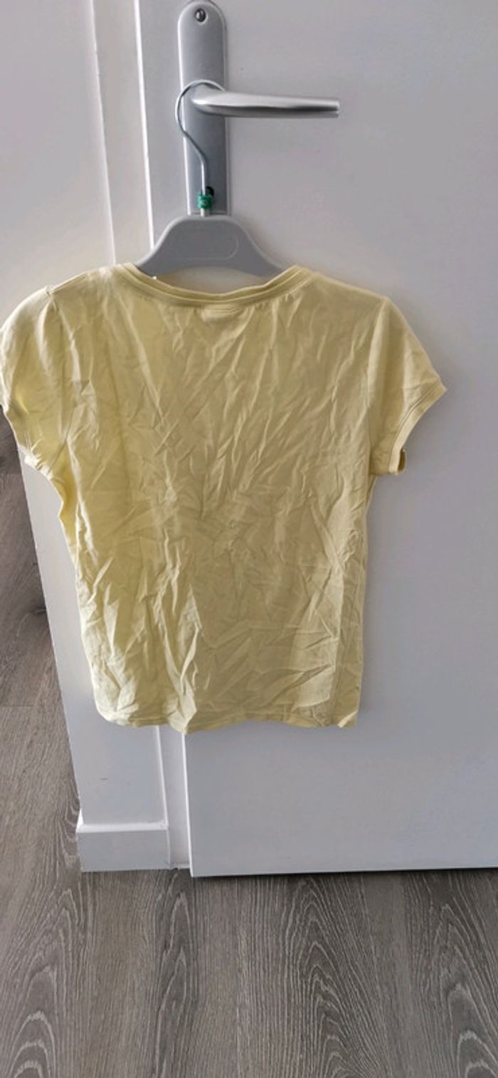 T shirt jaune - photo numéro 4