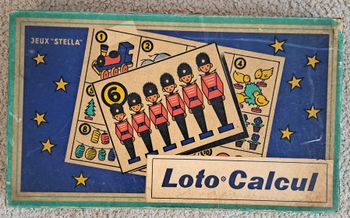 ♟️Ancien jeu de société Loto Calcul par Stella - complet