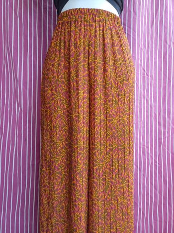 Pantalons Plissé évasée