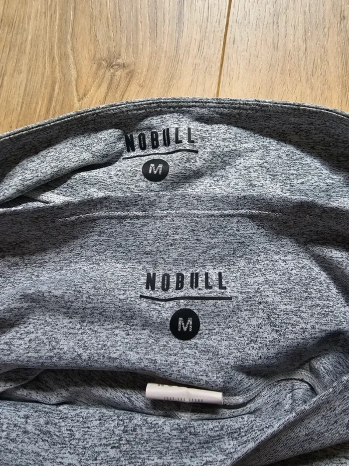 Lot de 2 Leggings Nobull gris chiné taille M femme neufs - photo numéro 2