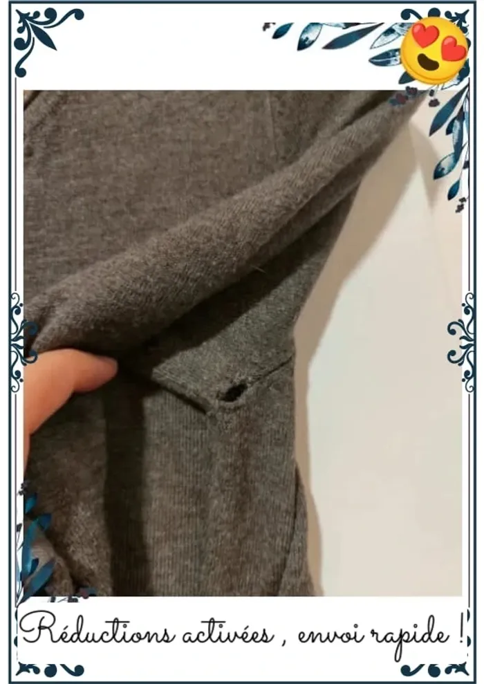 Pull marron foncé femme - photo numéro 5