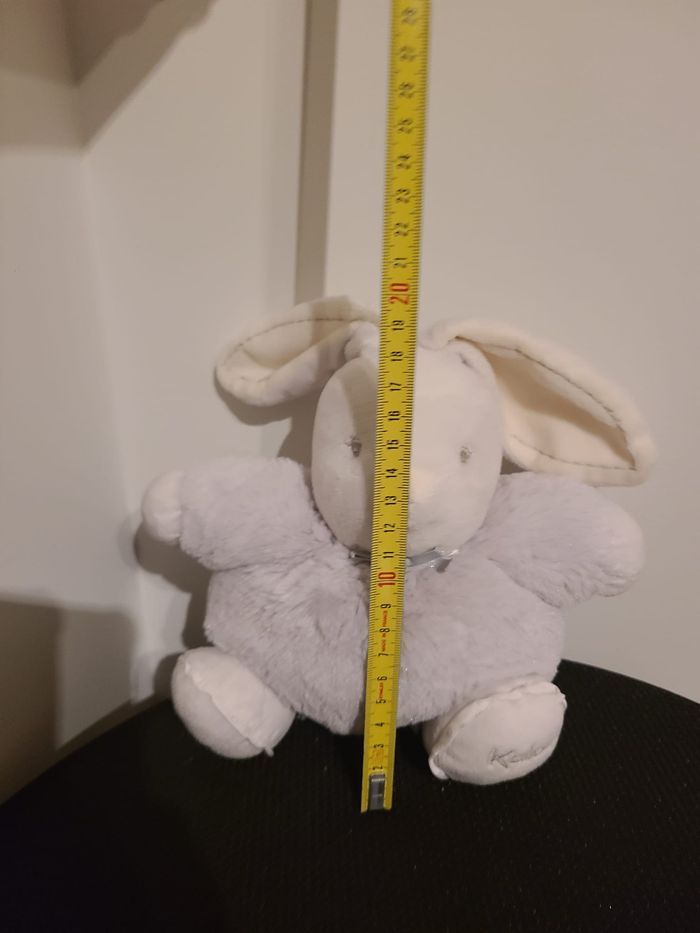 Doudou Lapin boule bleu Perle KALOO - photo numéro 2