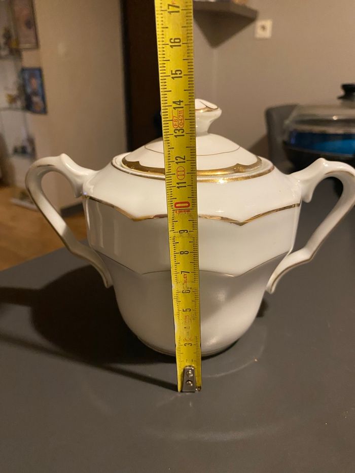 Sucrier porcelaine - photo numéro 2