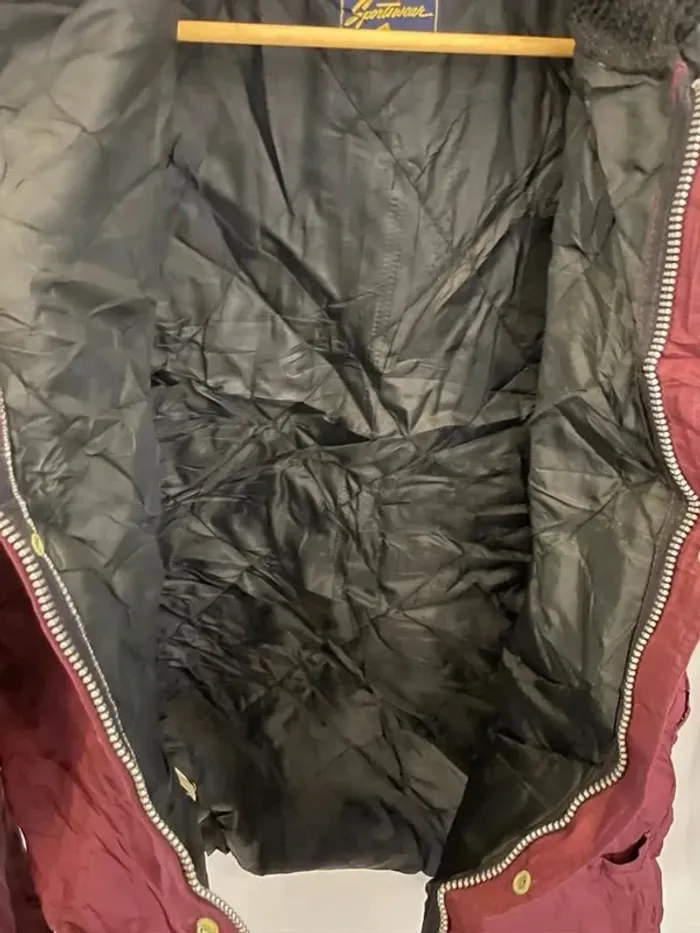 Parka jacket Oshkosh burgundy Mens XL - photo numéro 8