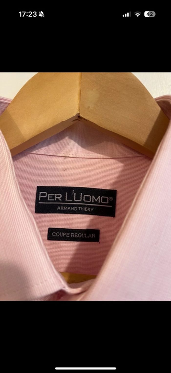 Chemise homme uni Armand Thiery 39-40 - photo numéro 2