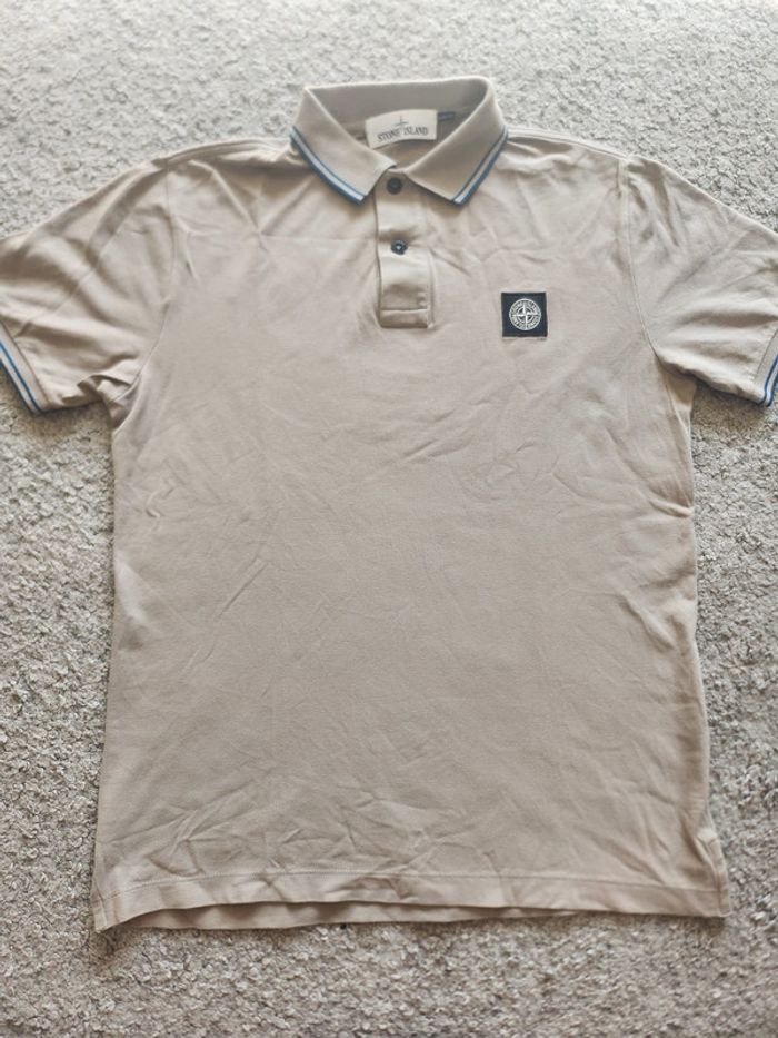 Polo Stone Island taille S beige
