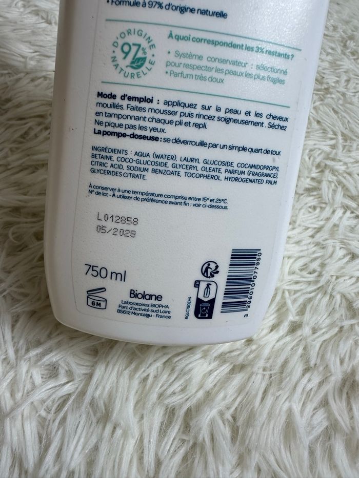 Gel lavant biolane - photo numéro 2