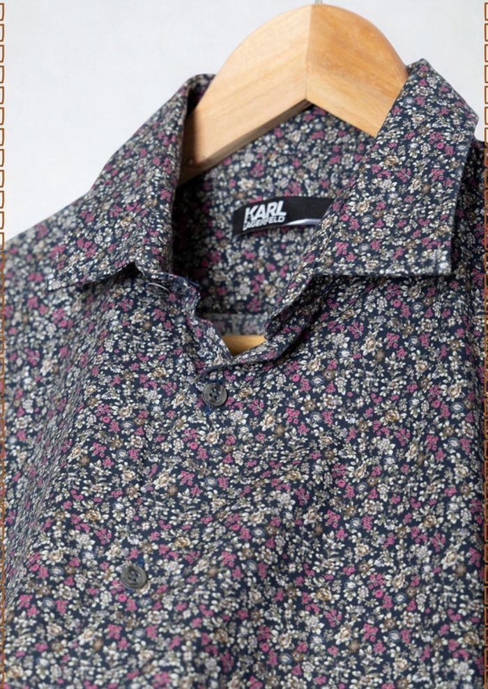 Chemise Karl Lagerfeld à imprimé floral – Taille 40 - photo numéro 4